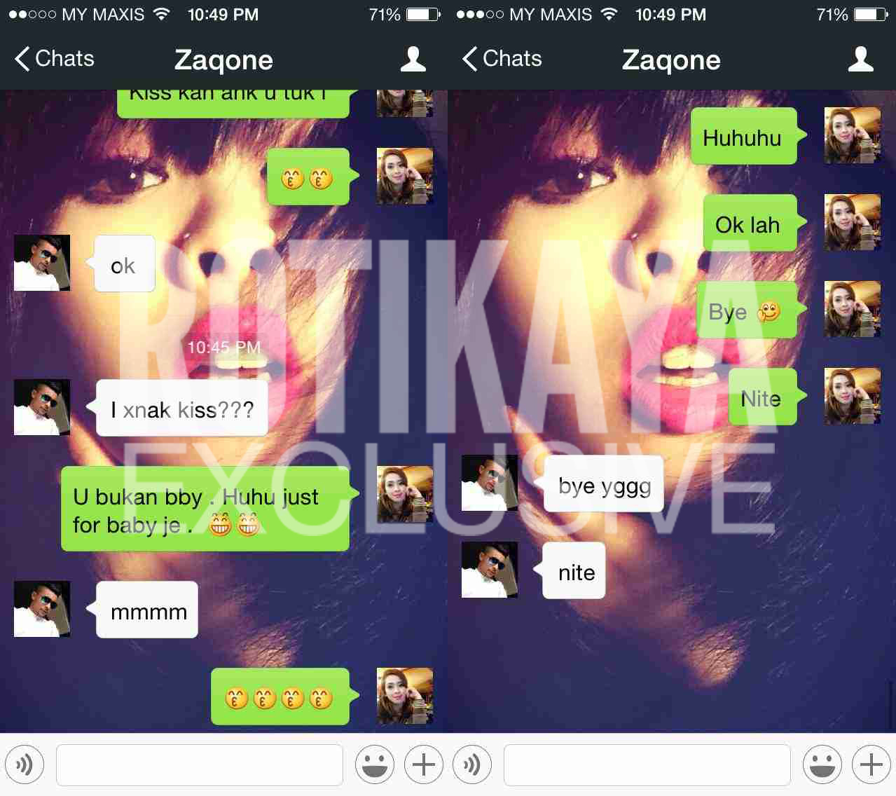 Zaquan Adha Bermain Cinta Di WeChat? 