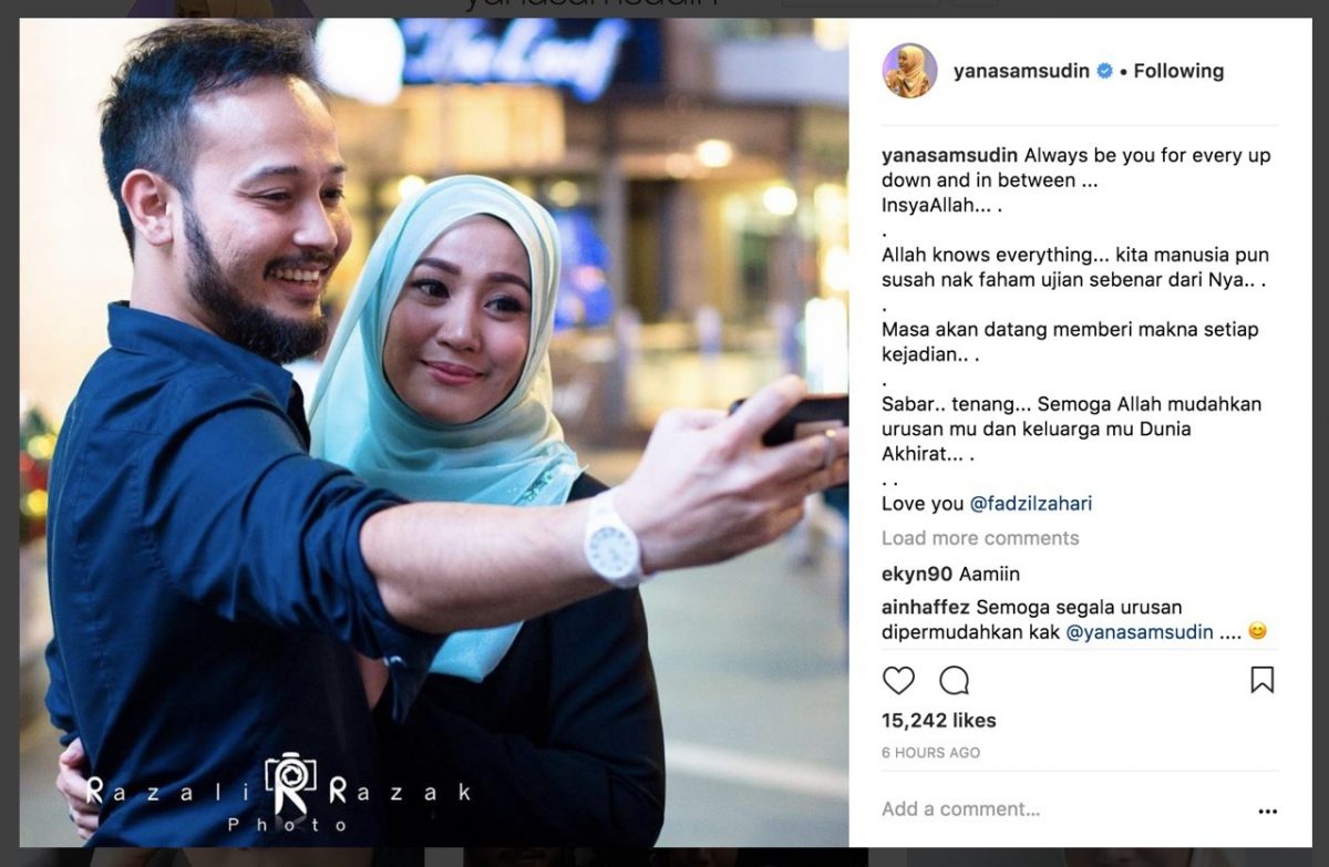 Yana Samsudin Beri Kata Semangat Buat Suami