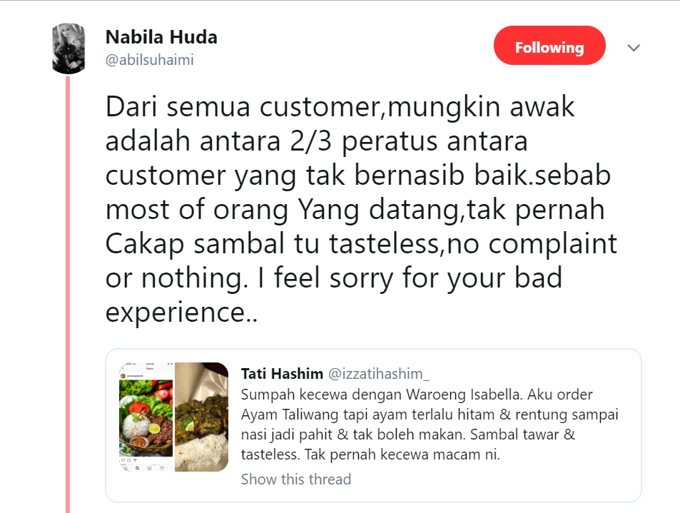 Suruh Pelanggan Beli Nasi Kosong Kedai Lain Berita Sentap