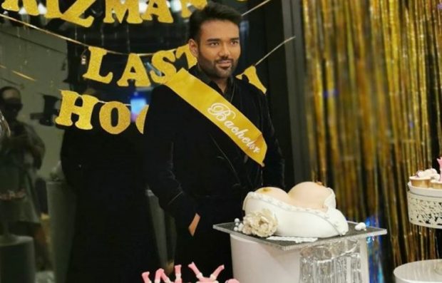 Dapat Kejutan Parti Bujang, Kek Rizman Jadi Perhatian