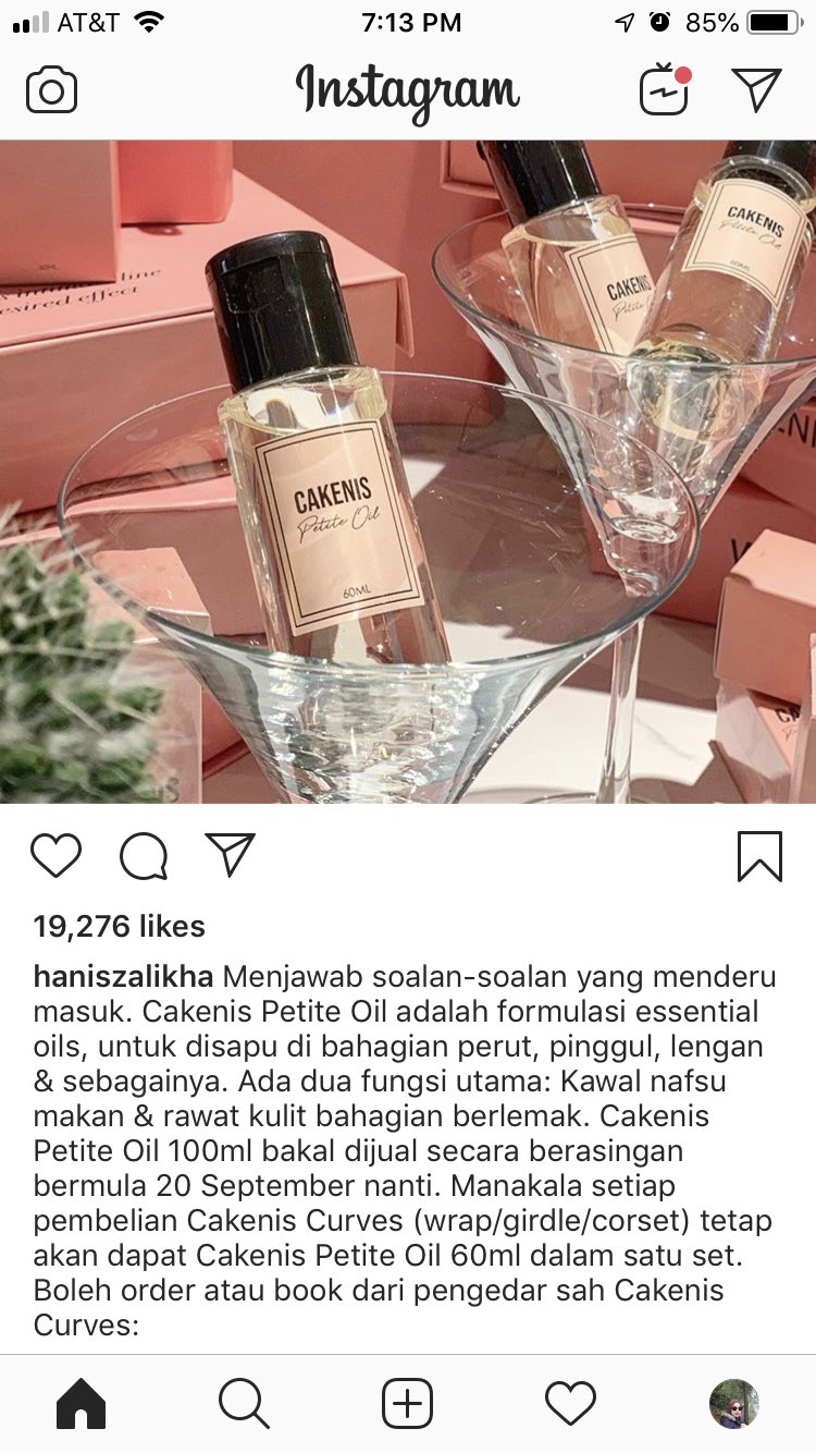 Netizen Pertikai Produk  Minyak Kurus Hanis Zalikha