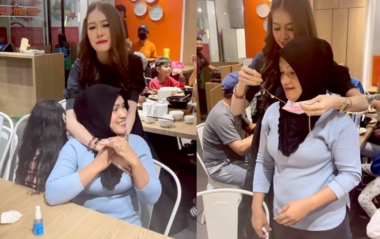 Eina Azman Hadiahkan Pembantu Rumah Rantai Emas Sempena Hari Jadi