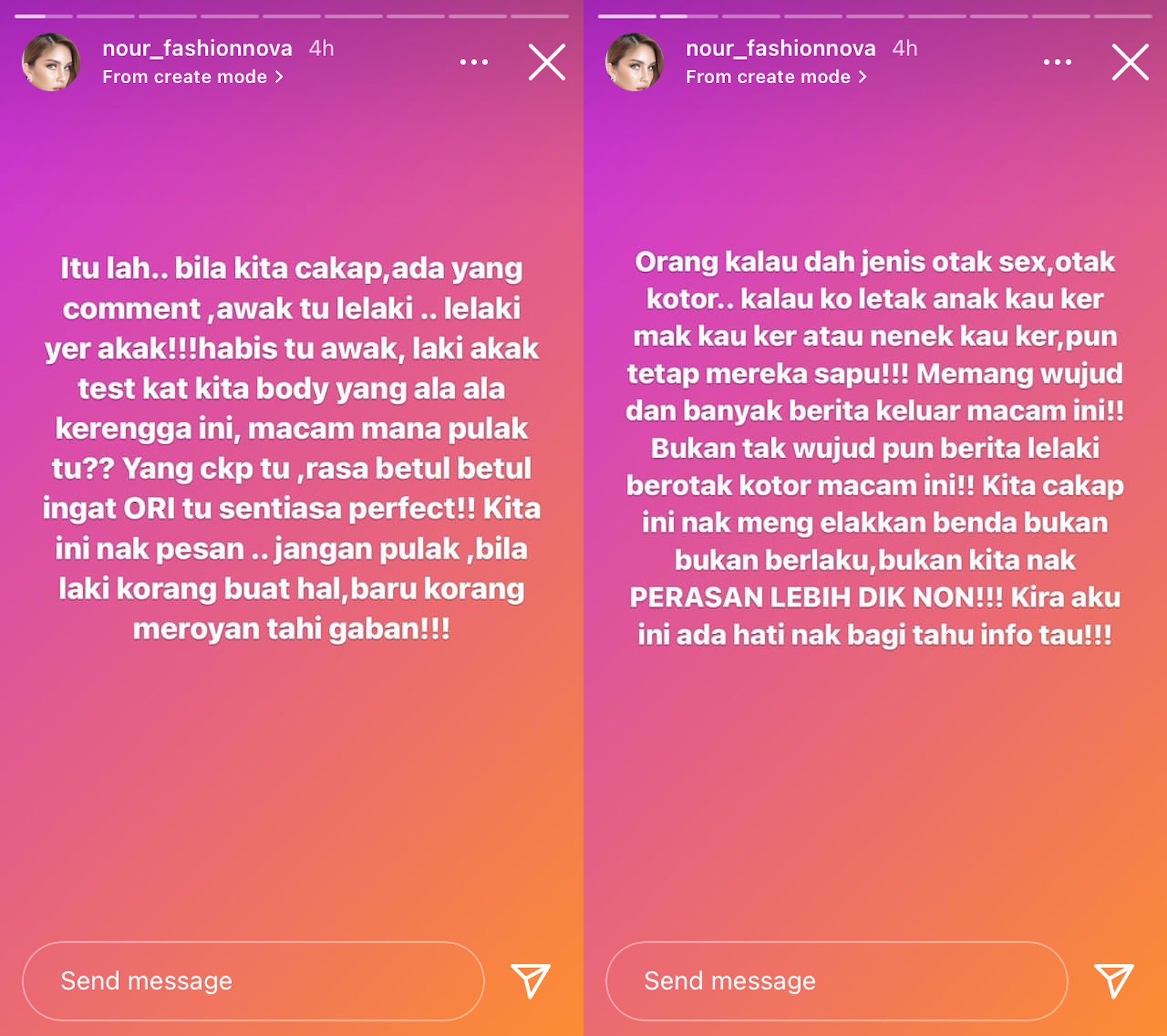 Sifat Aku Memang Wanita Aku Faham Perasaan Isteri Kalau Tahu Suami Curang