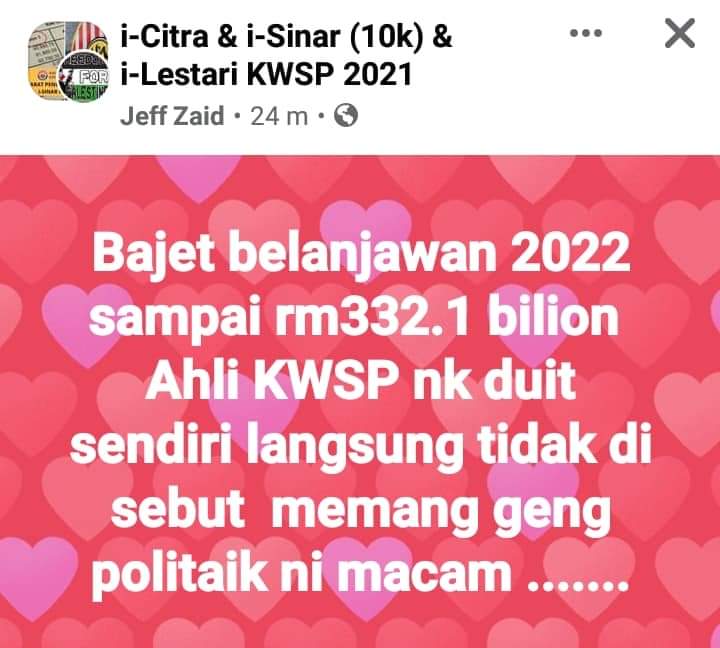 2022 one kwsp 10000 off Pengeluaran Khas
