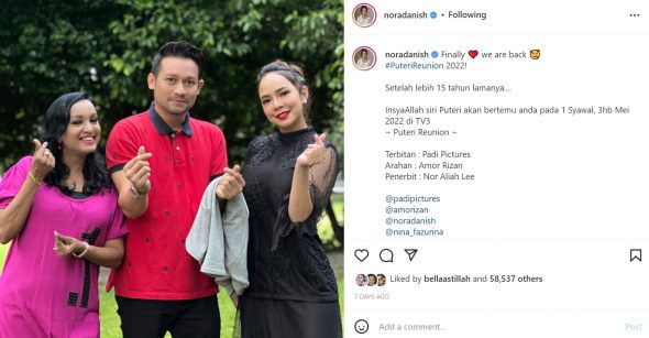 Nora danish puteri Nora Danish