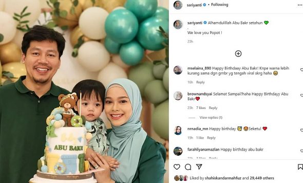 Netizen Samakan Sambutan Hari Lahir Anak Jep Dengan Menteri 3