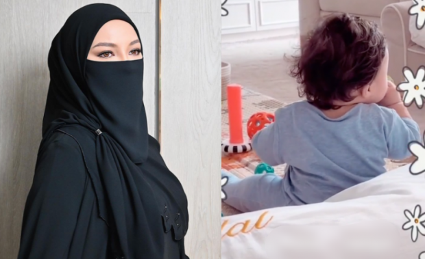 Neelofa Kongsi Sipi-Sipi Wajah Bilal, Netizen Kata Dari Belakang Dah Tahu Handsome