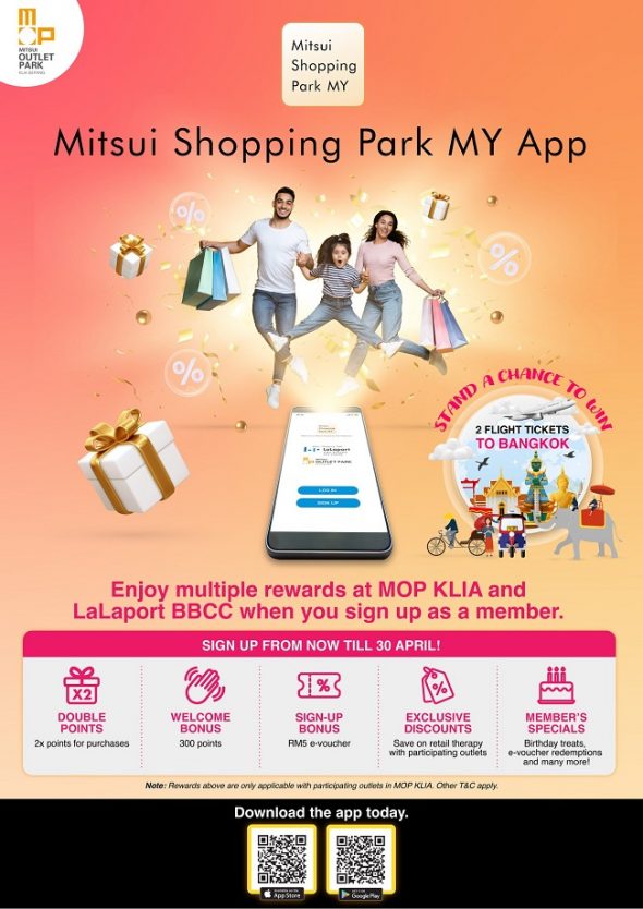 Mitsui Outlet Park KLIA Sepang Buat 'Hal' Lah! Menang Hadiah Bernilai Sehingga RM50,000 16