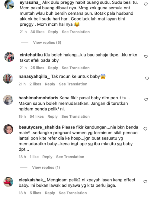 Lepas Bau Simen, Isteri Harris Annuar Mengidam Makan Sabun Pula 2