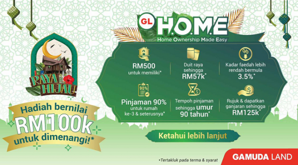 Raya ni Gamuda Land Belanja Banyak Promosi, Siap Adakan Konsert & Duit Raya Lagi! 2