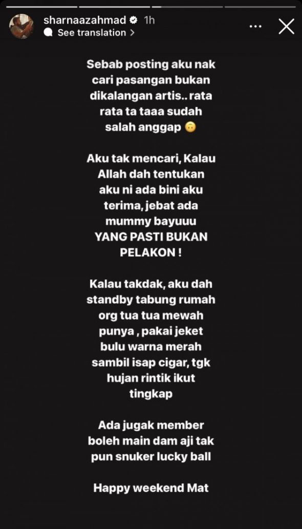 Sharnaaz Rela Masuk Rumah Orang Tua Kalau Tiada Jodoh, Dah Standby Tabung 6