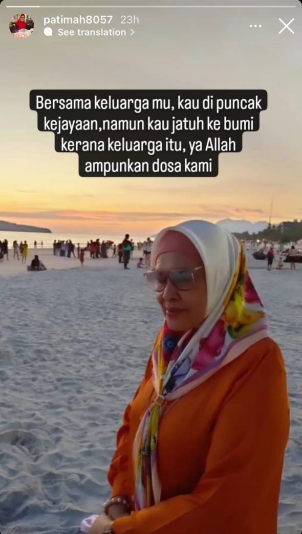 “Bersama Keluargamu, Kau Di Puncak Kejayaan, Namun Kau Jatuh Ke Bumi Kerana Keluarga Itu” 6