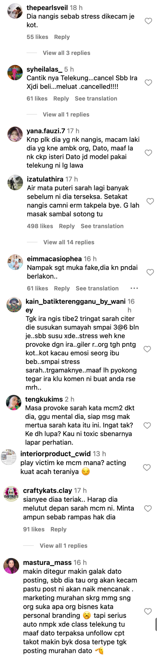Ira Kazar Menangis Dengar Lagu Bukan Aisyah Bukan Siti Khodijah 6