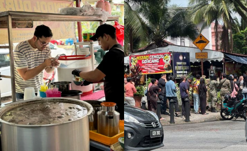 Penangan Review Khairul Aming, Peniaga Cendol Terkejut Jualan Cecah RM10k Sehari