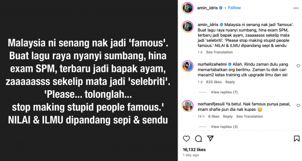 “Tolong Berhenti Popularkan Orang Bodoh” 5