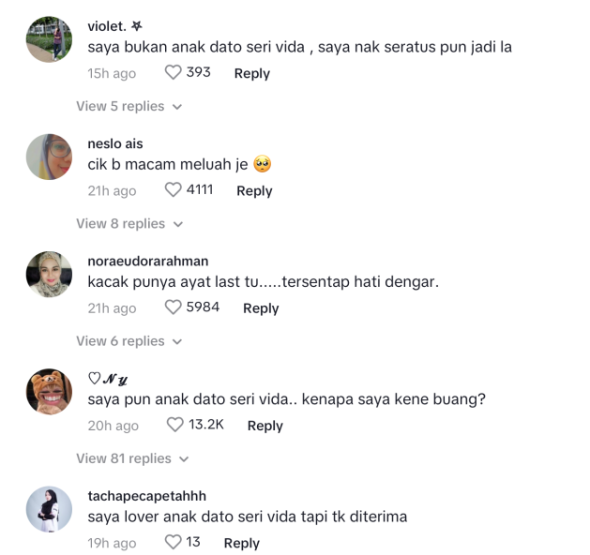 “Saya Anak Datuk Seri Vida, Tak Bermakna Kena Putih” 5