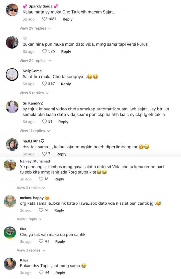 Tergamak Kata Muka Kami Macam Dato Vida 5