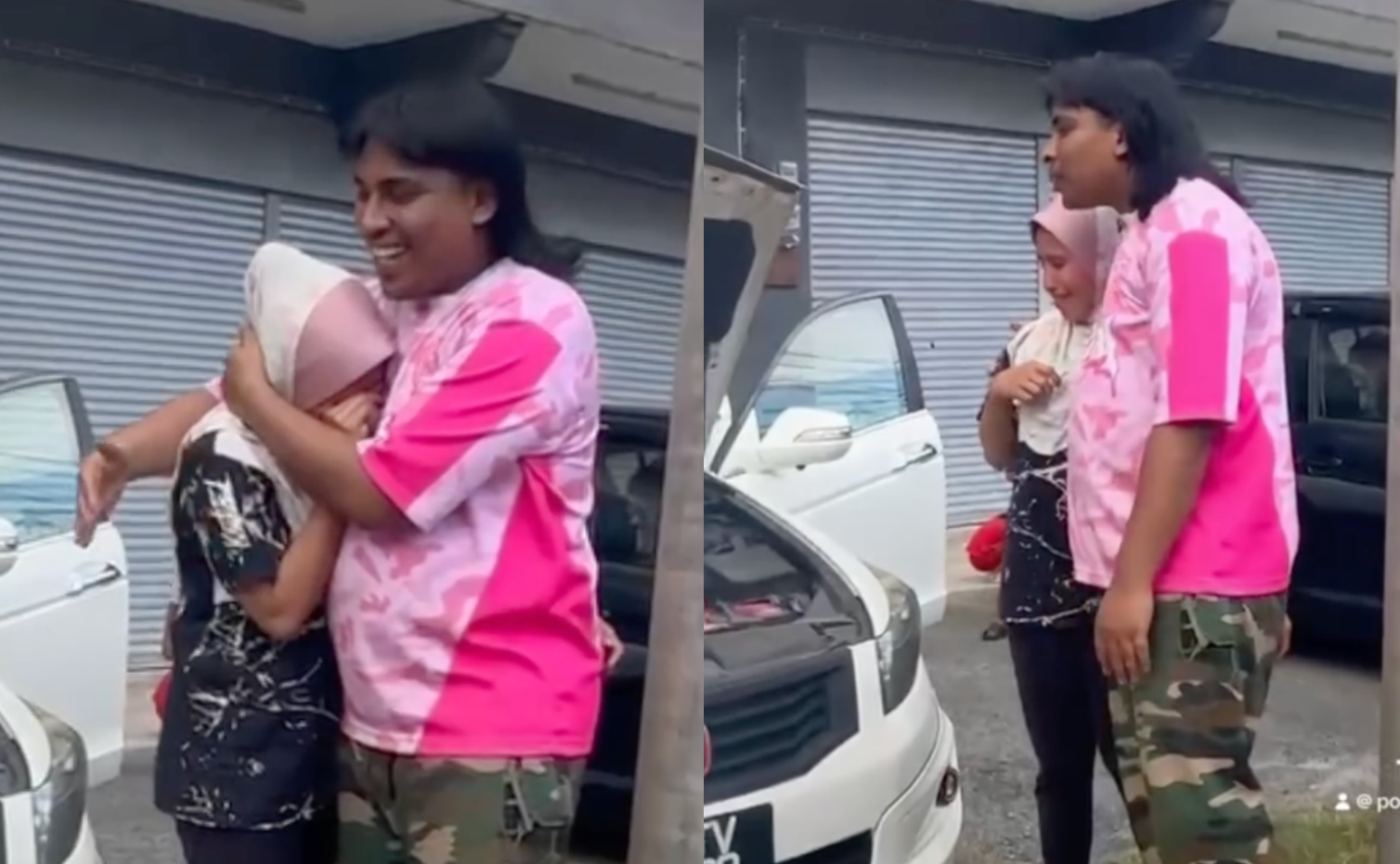 Netizen Sebak Tengok Isteri Ali Puteh Menangis Jual Kereta Honda
