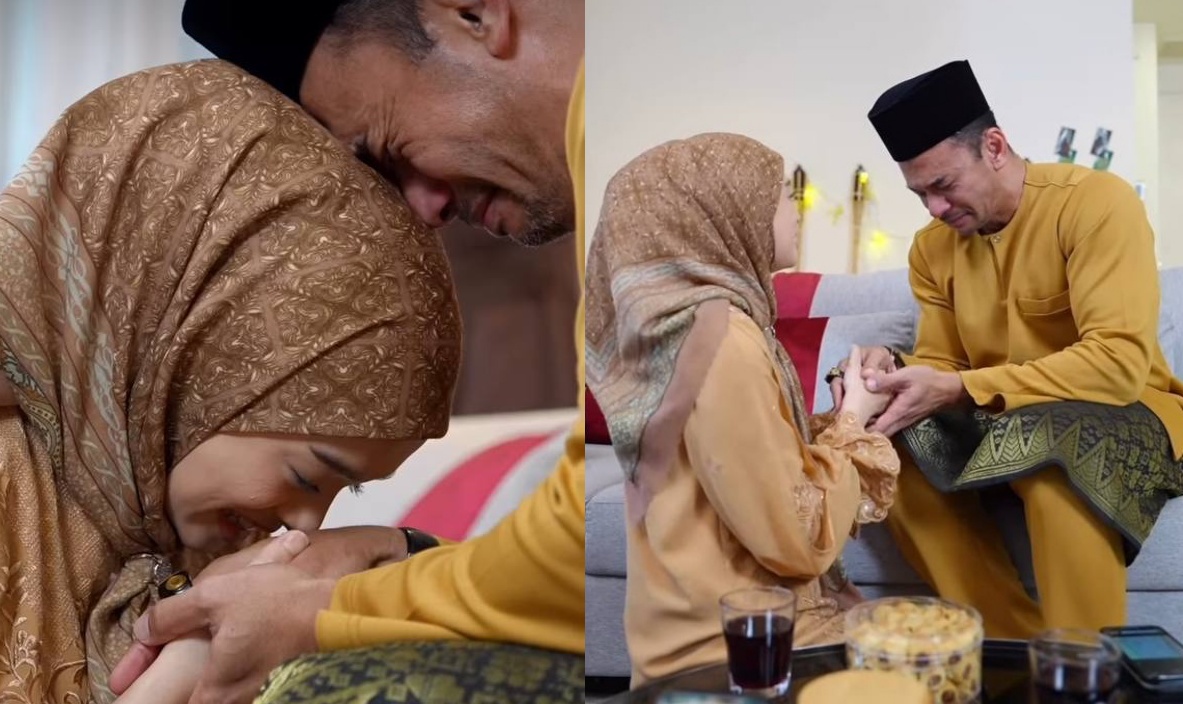 “Adik Selalu Doa, Dosa Papa Bagi Dekat Adik”