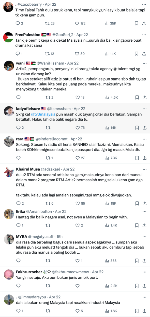 Netizen Gesa Pihak Berwajib ‘Banned’ Aliff Aziz Muncul Di Kaca TV 5