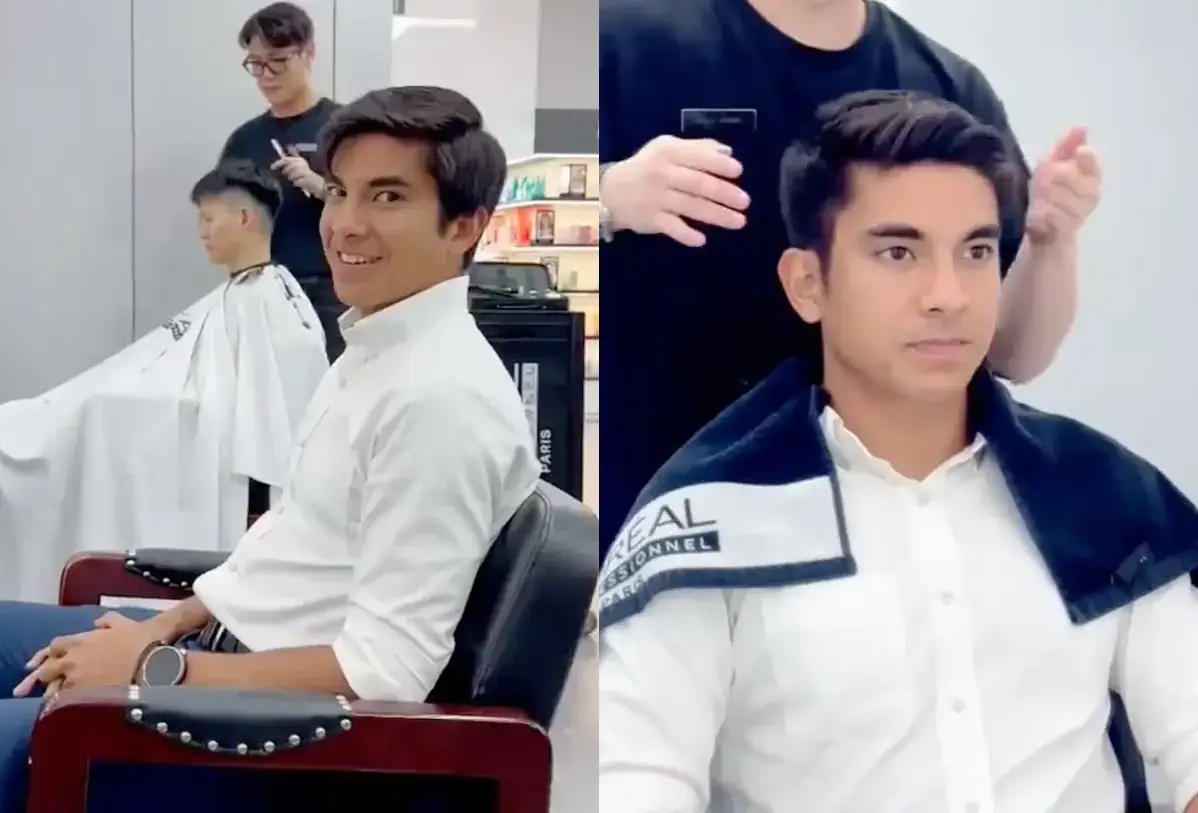 Syed Saddiq Pasrah Kena Paksa Gunting Rambut Ala Korea Versi Bella Astillah
