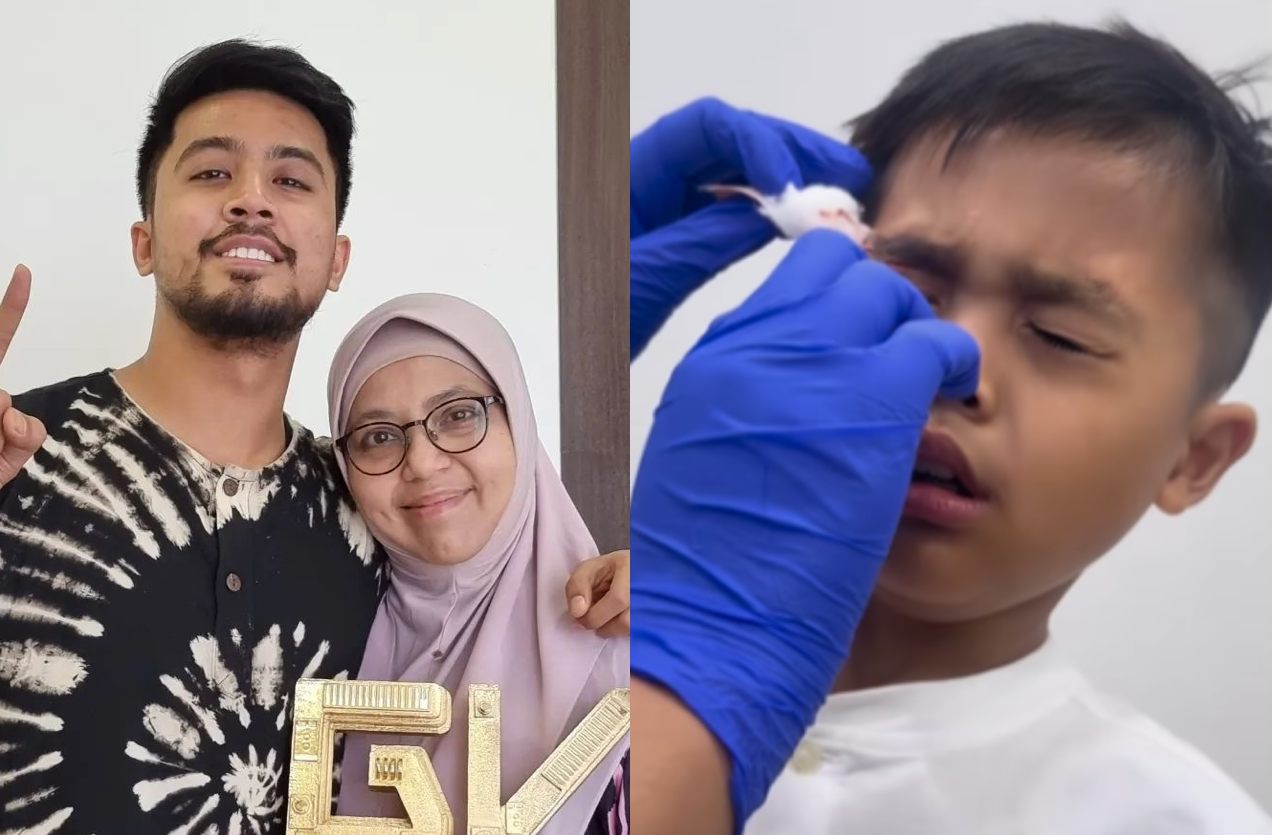 “MasyaAlah Baru Dapat Berita” – Cucu Cedera, Ibu Aliff Aziz Titip Doa