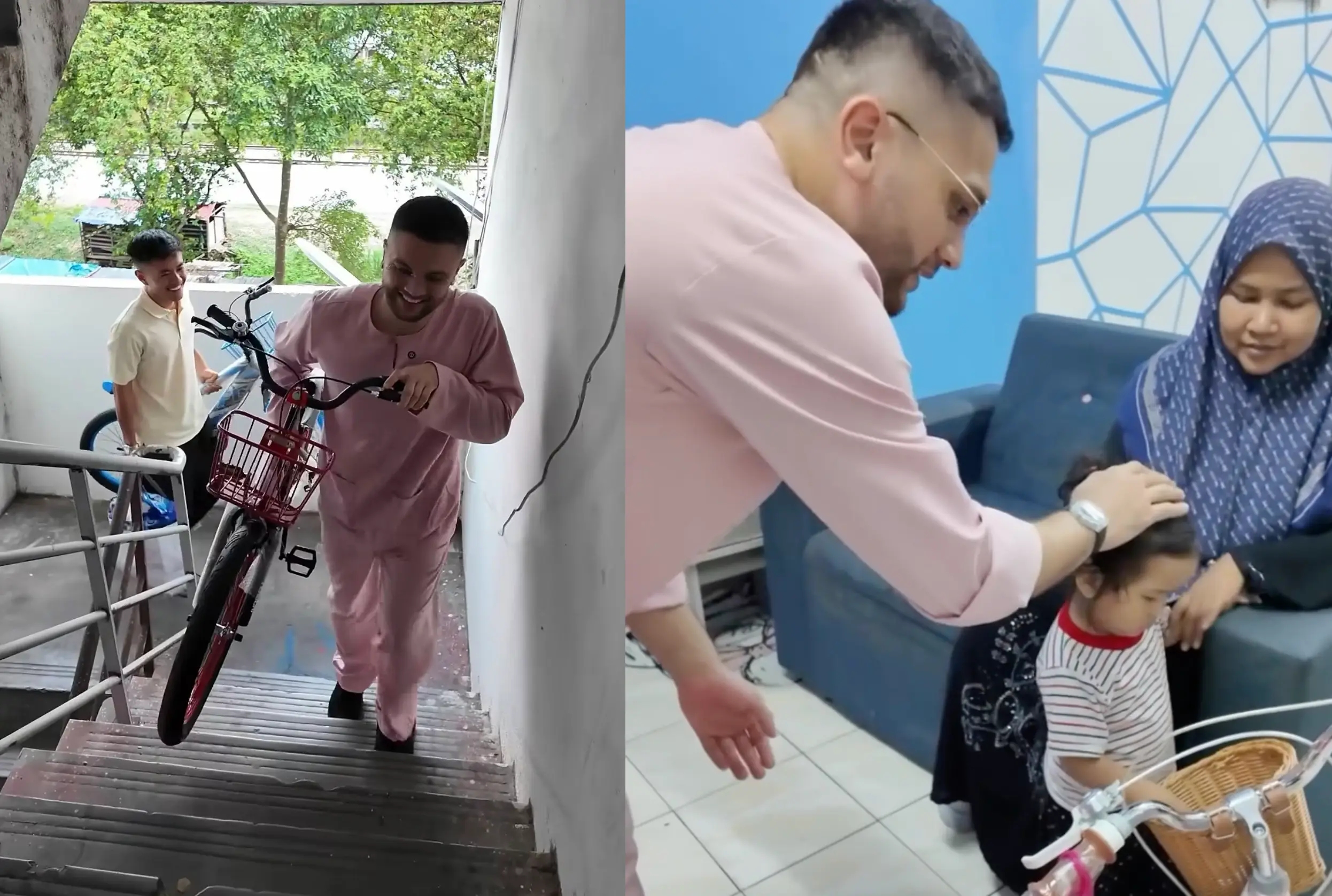 PU Riz Ziarah Keluarga Arwah Rider Dilanggar Pemandu Mabuk, Bawa Basikal & Susu PU Riz Ziarah Keluarga Arwah Rider Dilanggar Pemandu Mabuk, Bawa Basikal & Susu