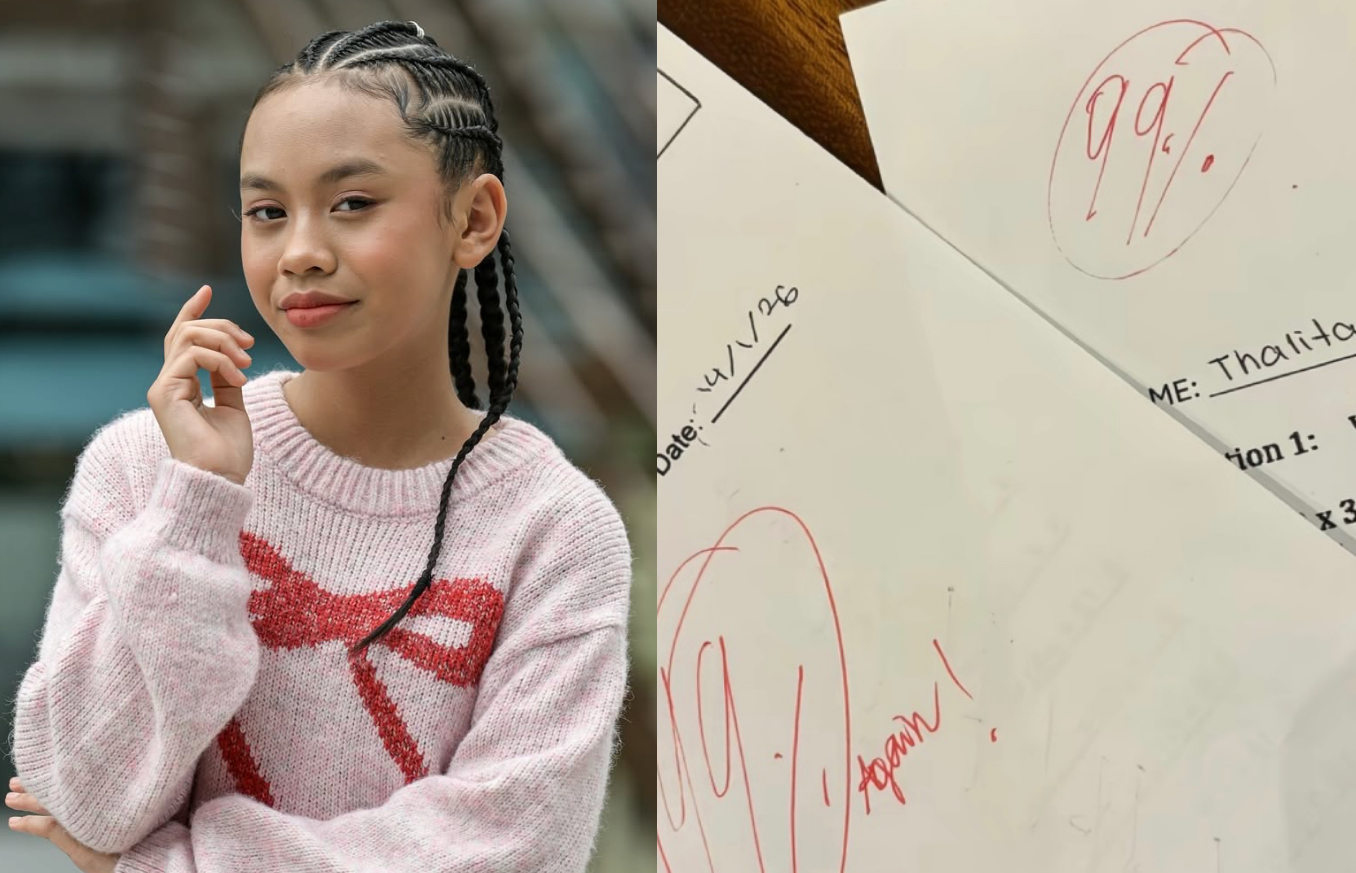 Raih 99% Dalam Ujian Matematik, Thalita Dipuji Bijak