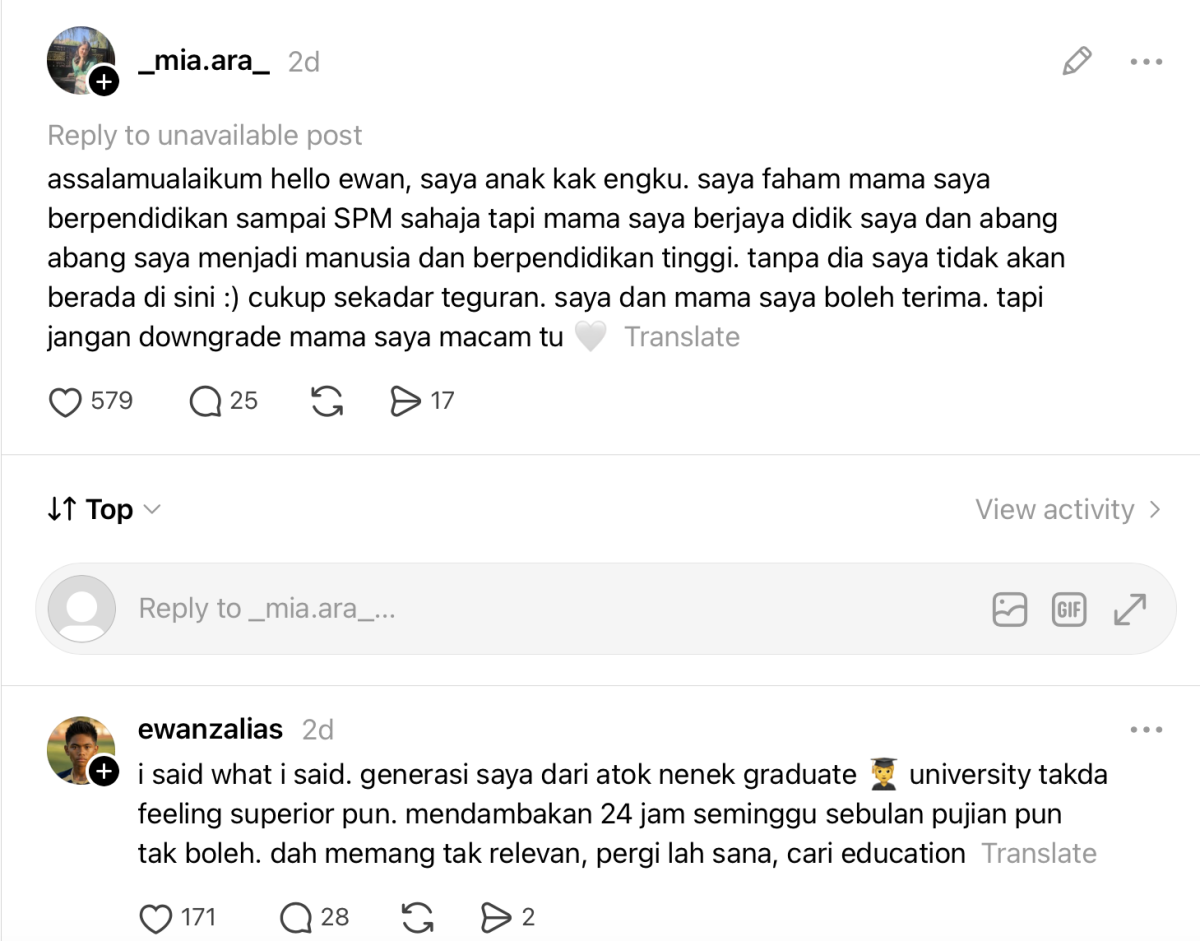 “Mama Belajar Sampai SPM Saja, Tapi Didik Kami Jadi Manusia” “Mama Belajar Sampai SPM Saja, Tapi Didik Kami Jadi Manusia”