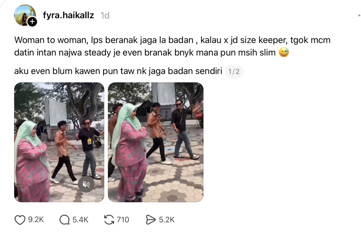 Netizen Kecam Individu Body Shaming Najwa Latif Netizen Kecam Individu Body Shaming Najwa Latif